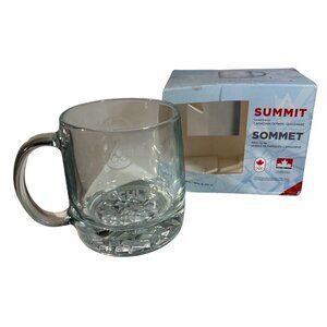 Sochi 2014 Mug Canadian Olympic Glass 330ml With Original Box Limited Edition